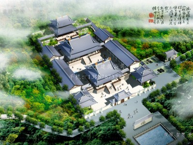 芜湖依云寺建筑规划设计图