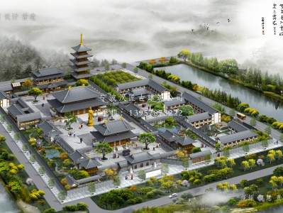 芜湖寺庙建筑总体规划方案