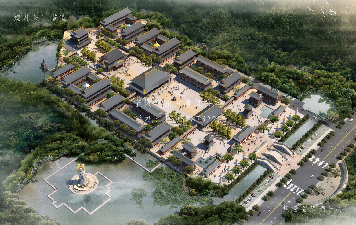 芜湖护国寺重建项目工程施工